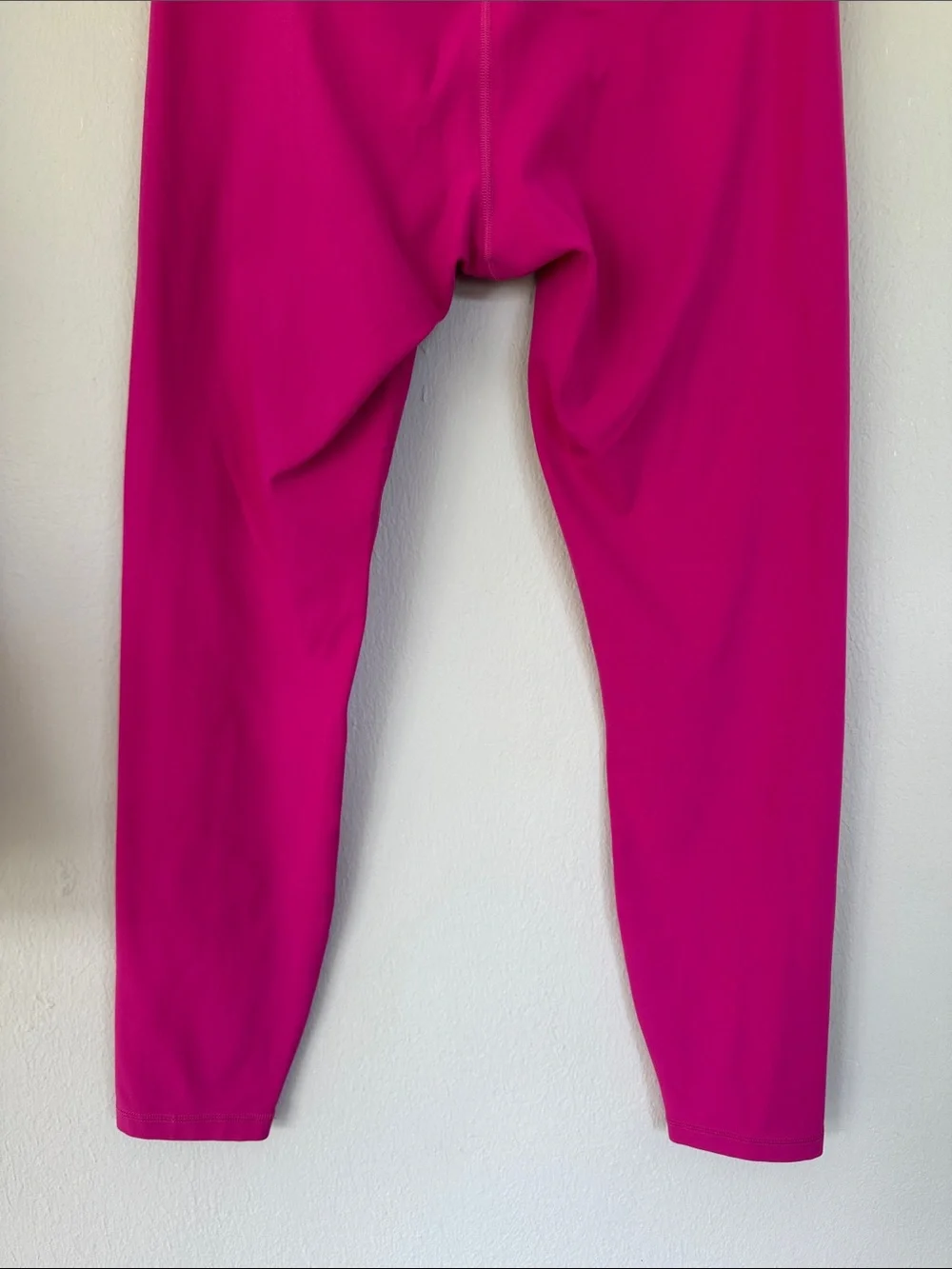 CRZ Yoga hot pink matching racerback tank top leggings set size medium